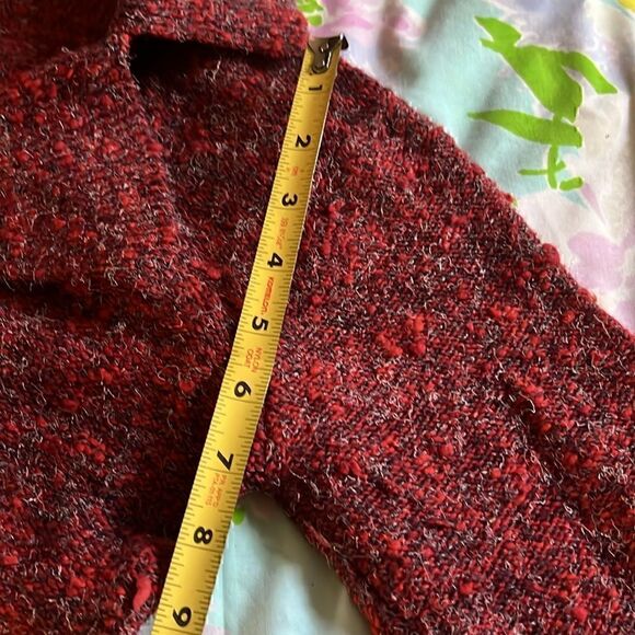 Vintage YSL Yves Saint Laurent Notched Collar Sweater - M - Picture 10 of 11